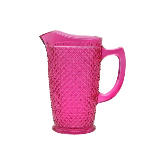 43oz. Pink Glass Pitcher by Ashland®